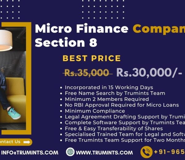 Micro Finance Company via Section 8- Fees, Procedure, Documents